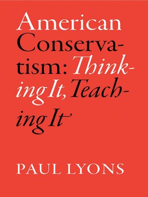 cover image of American Conservatism